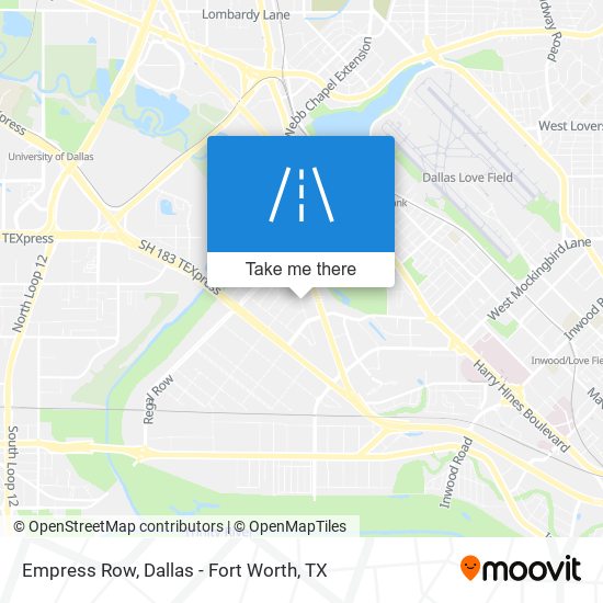 Mapa de Empress Row