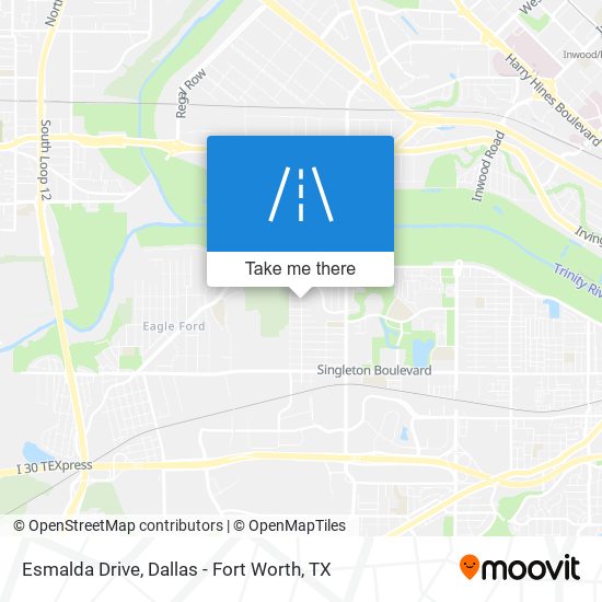 Mapa de Esmalda Drive