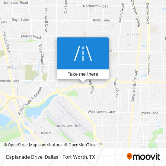 Esplanade Drive map