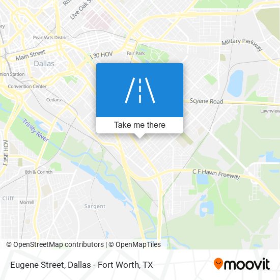 Eugene Street map