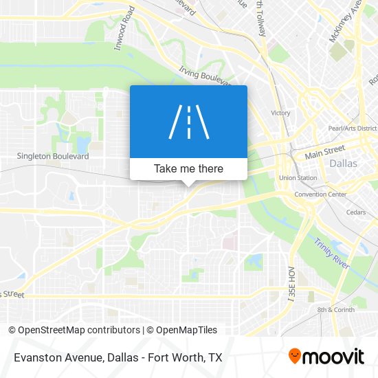 Evanston Avenue map