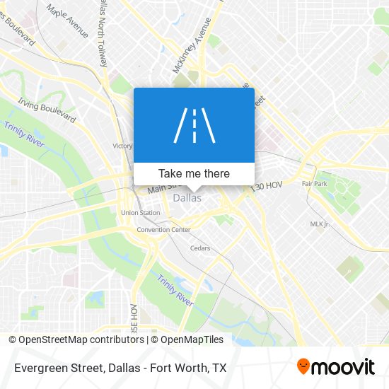 Evergreen Street map