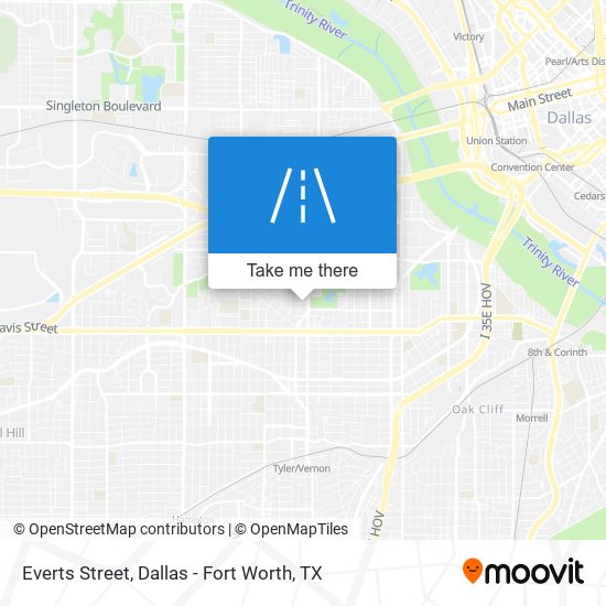 Everts Street map