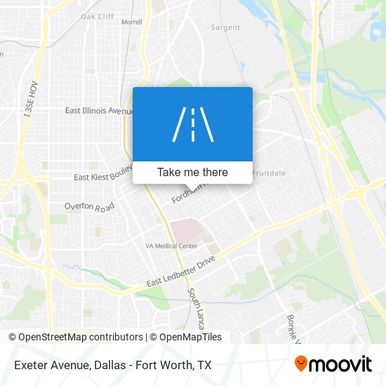 Exeter Avenue map