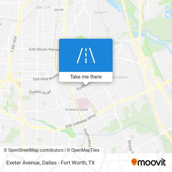 Exeter Avenue map