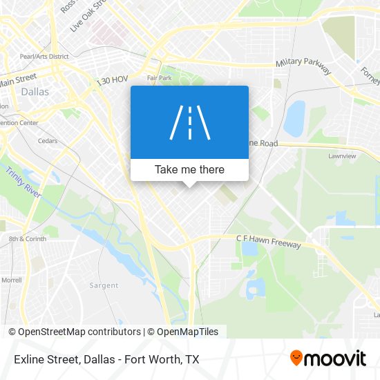 Exline Street map