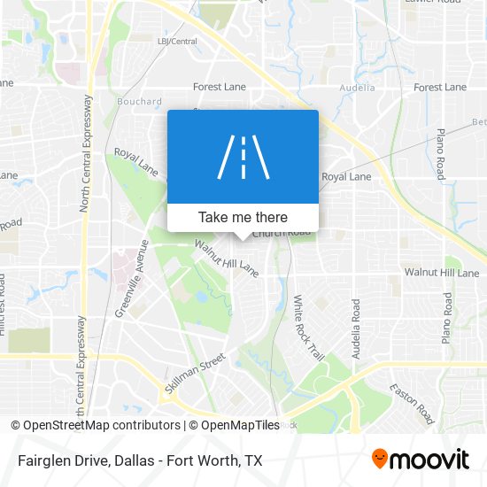 Fairglen Drive map
