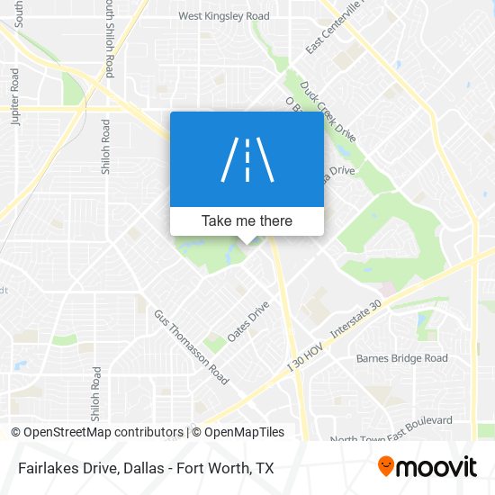 Fairlakes Drive map