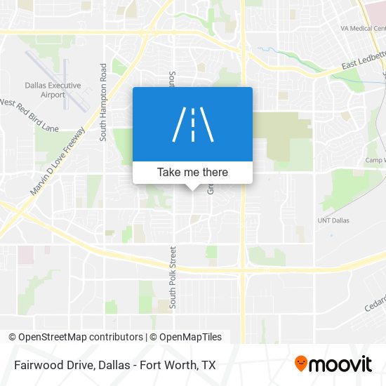 Fairwood Drive map