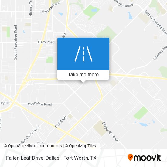 Fallen Leaf Drive map