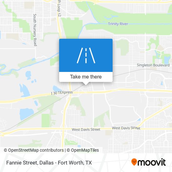 Fannie Street map