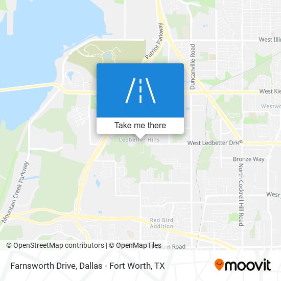 Farnsworth Drive map