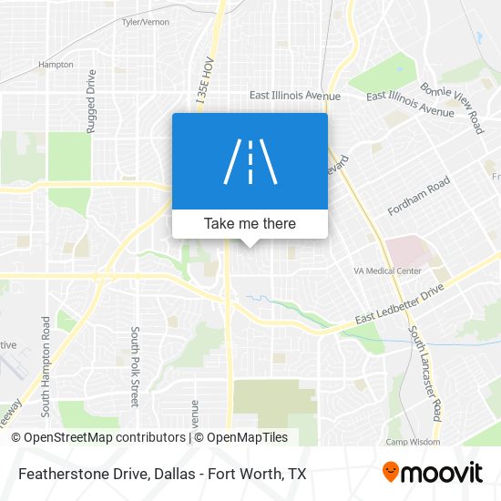 Featherstone Drive map