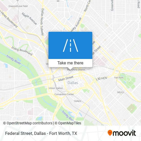 Federal Street map