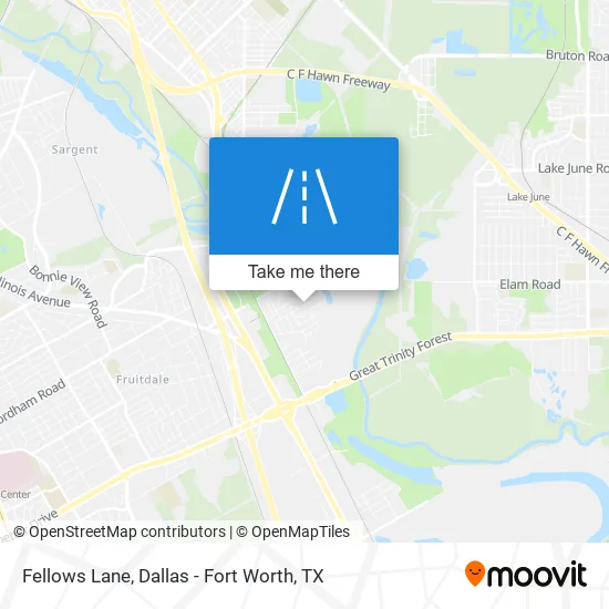 Fellows Lane map