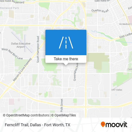 Ferncliff Trail map