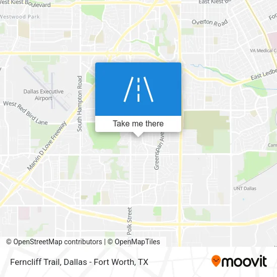 Ferncliff Trail map