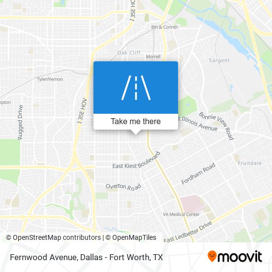 Mapa de Fernwood Avenue