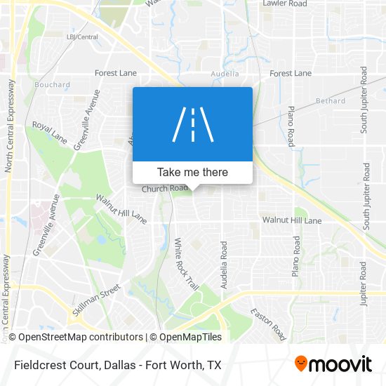 Mapa de Fieldcrest Court