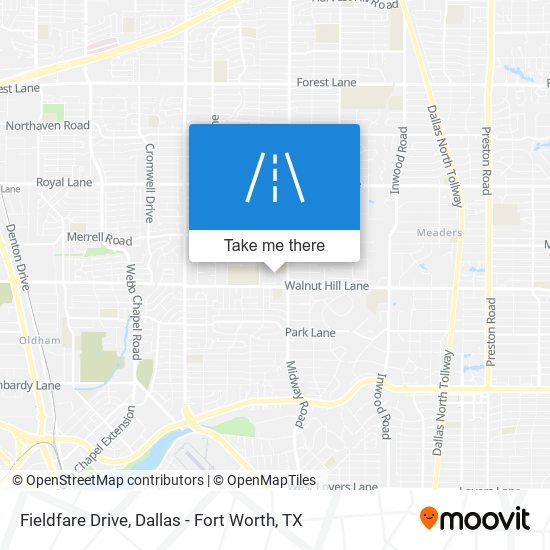 Mapa de Fieldfare Drive