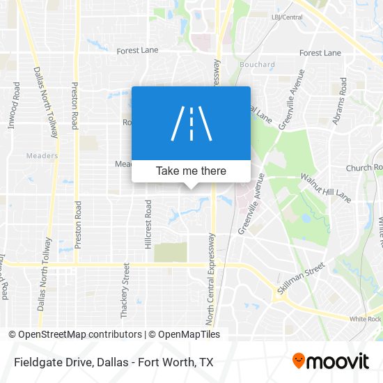 Mapa de Fieldgate Drive