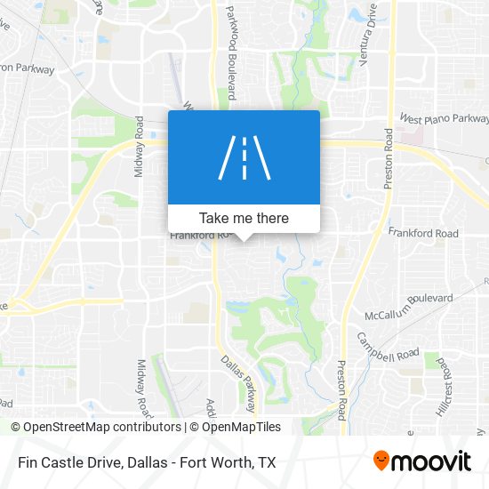 Fin Castle Drive map