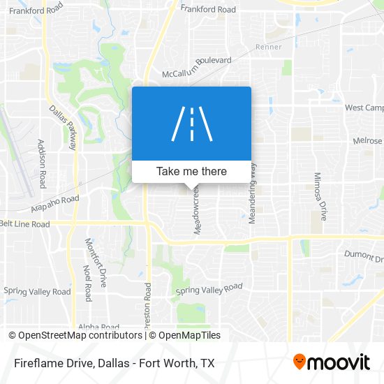 Fireflame Drive map