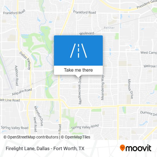 Firelight Lane map