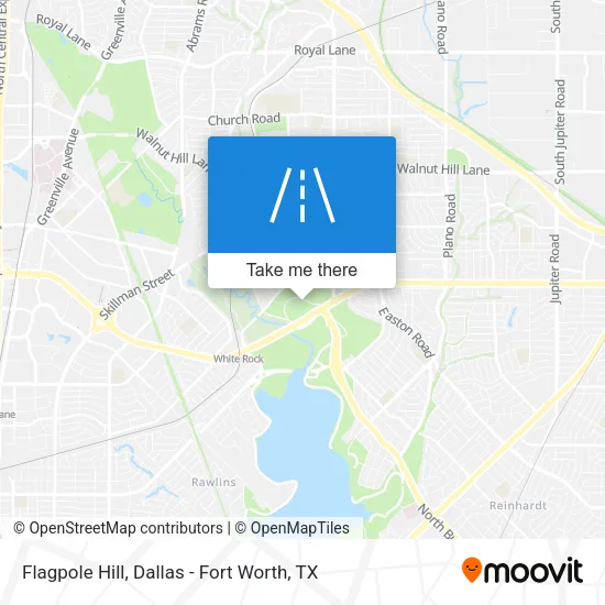 Flagpole Hill map