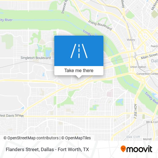 Flanders Street map