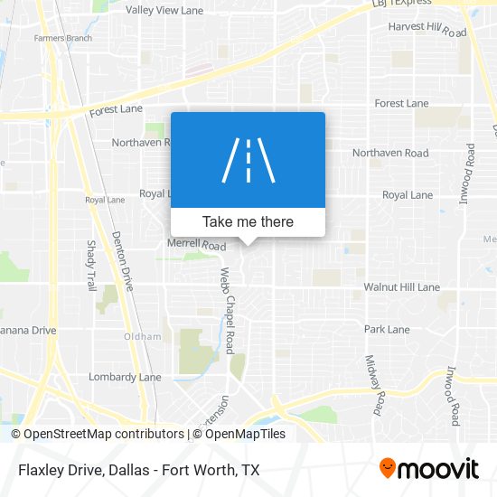 Flaxley Drive map