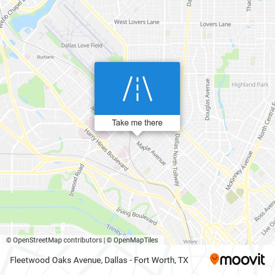 Mapa de Fleetwood Oaks Avenue