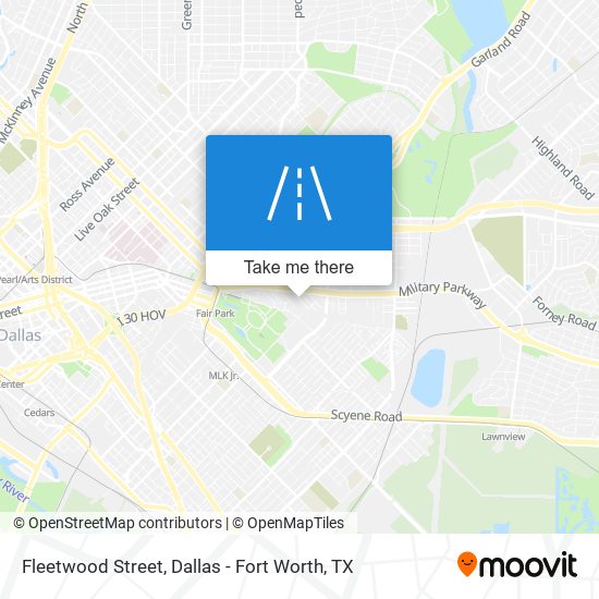 Fleetwood Street map