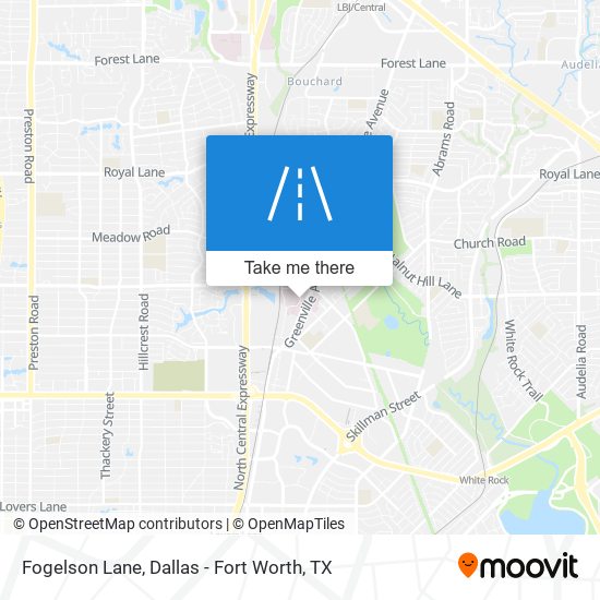 Fogelson Lane map