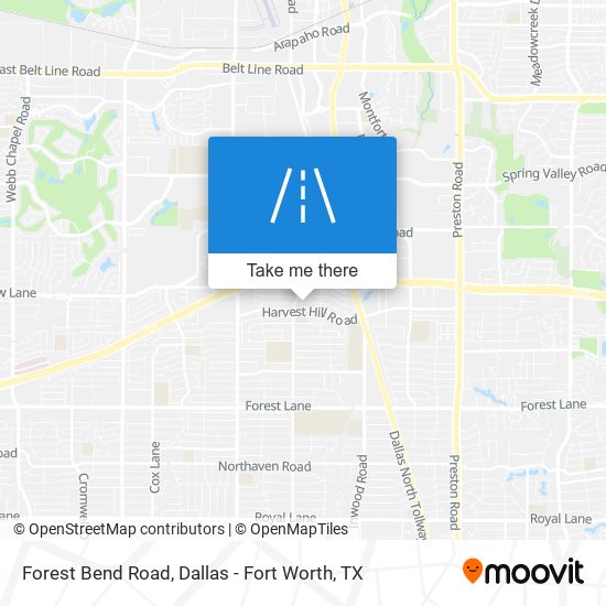 Mapa de Forest Bend Road