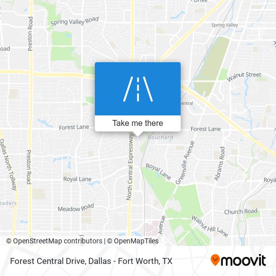 Mapa de Forest Central Drive