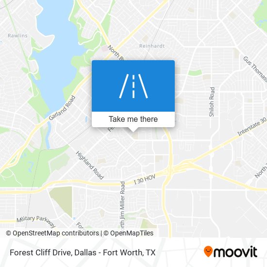Mapa de Forest Cliff Drive