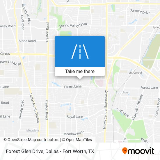 Forest Glen Drive map