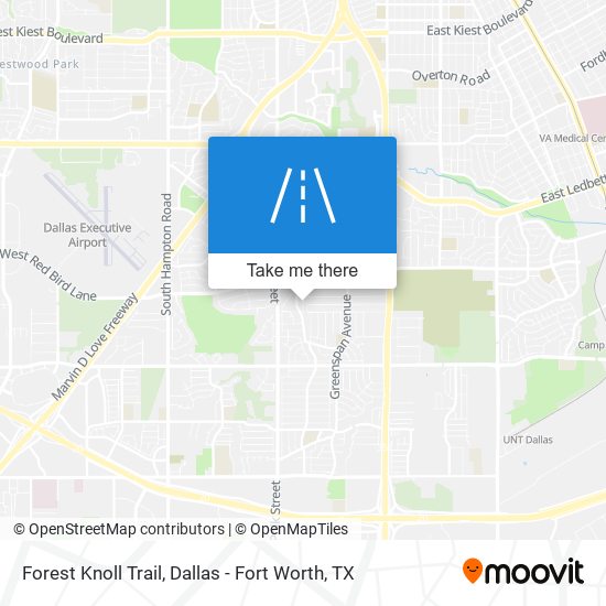 Mapa de Forest Knoll Trail