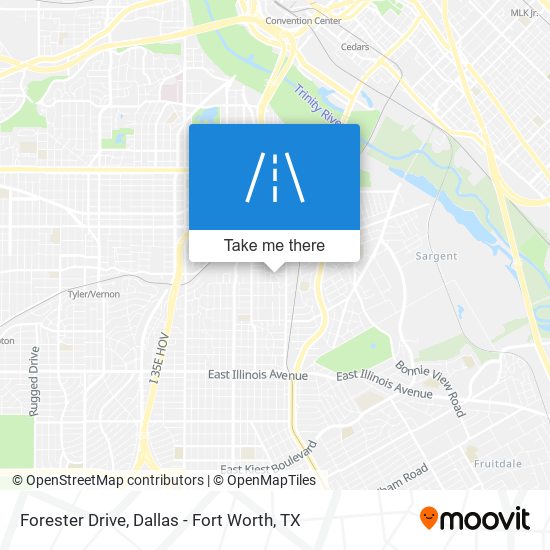 Forester Drive map