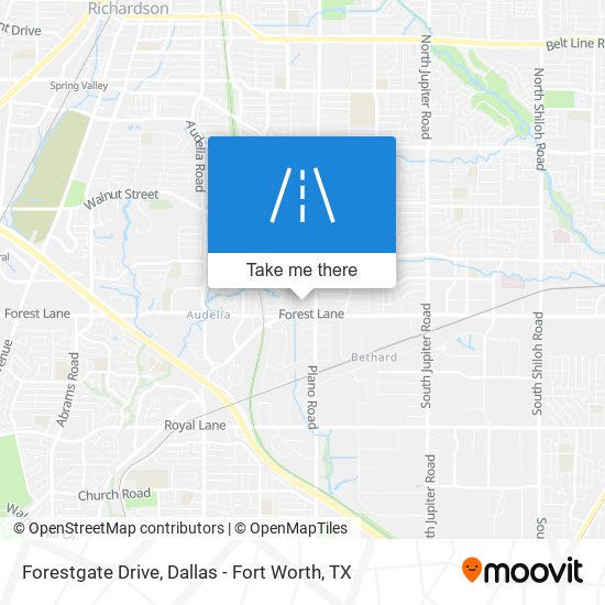 Mapa de Forestgate Drive