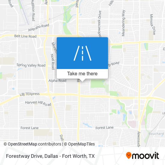 Mapa de Forestway Drive