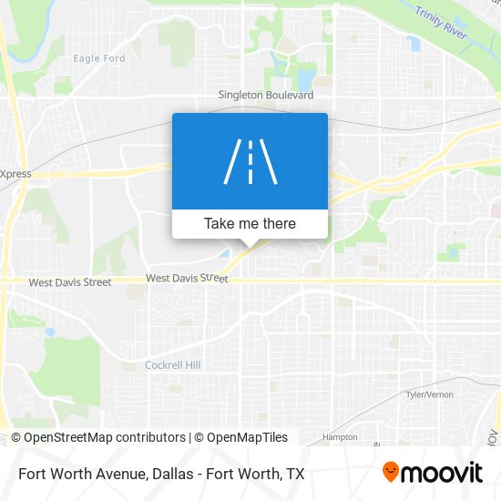 Mapa de Fort Worth Avenue