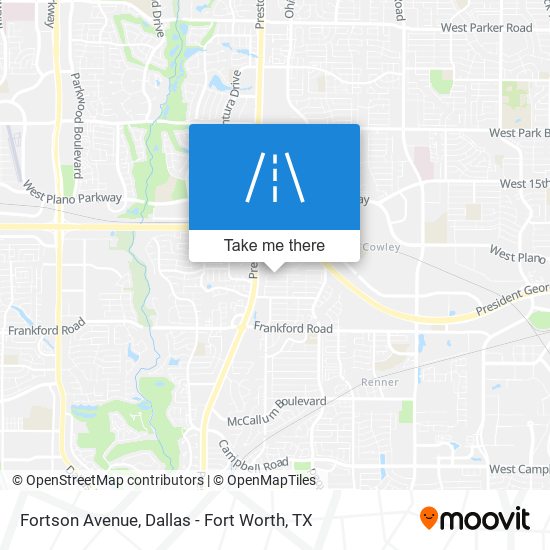 Fortson Avenue map