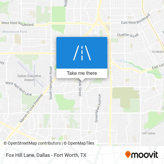 Mapa de Fox Hill Lane