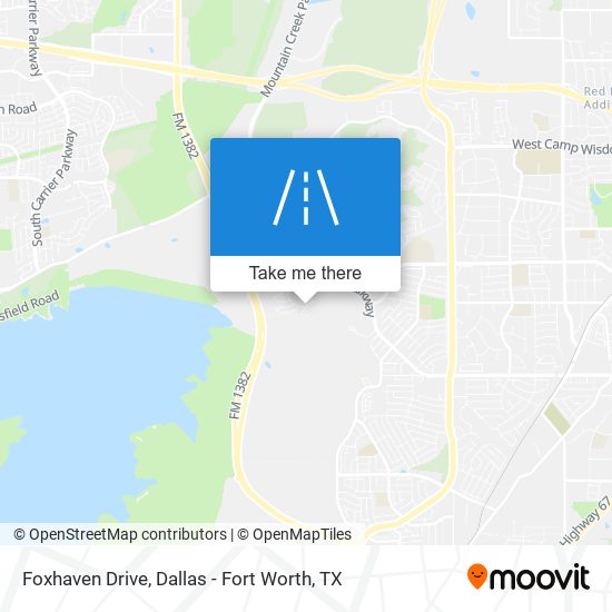 Foxhaven Drive map