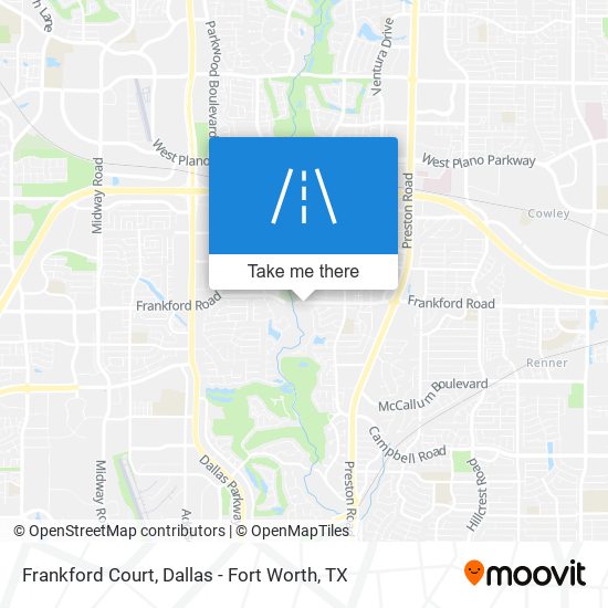 Frankford Court map