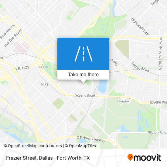 Mapa de Frazier Street