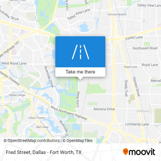 Mapa de Fred Street