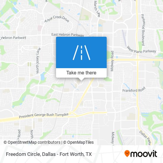 Mapa de Freedom Circle